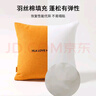 海澜之家（HLA）棉麻抱枕靠枕轻奢超柔简约靠背垫客厅靠枕套含芯纯色靠包沙发靠垫 简约 卡其 枕套+枕芯【45*45cm】 实拍图