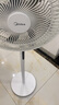 美的（Midea）【闪拆系列】一键闪电拆装直流变频家用语音电风扇一级能效静音落地扇大风力卧室立式电扇SDJ30BC 实拍图