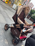奔昂 婴儿推车可坐可躺轻便避震宝宝折叠婴儿车双向BB童车手推车 升级卡其+一键单手收+可坐躺+可双向推行+四轮高配 实拍图