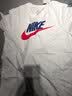 耐克NIKE男子运动T恤纯棉运动休闲舒适百搭上衣DX1986-102白L 实拍图