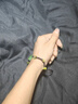 VLIFE好运四叶草手链女小众百搭手工编织情侣手绳闺蜜二人学生送女朋友 好运四叶草手绳 【米色】 实拍图