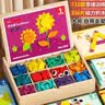福孩儿336p磁力几何积木拼图七巧板幼儿童宝宝益智玩具男孩女孩生日礼物 实拍图