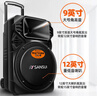 山水（SANSUI）A12-66 12吋广场舞音响 户外音响卡拉ok重低音蓝牙音响 便携式K歌移动舞台拉杆音箱大功率扩音器 旗舰版（12寸重低音+双麦） 实拍图