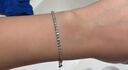潘多拉（PANDORA）闪耀手链绳925银素链可调节时尚高级简约手链 23CM送女友生日礼物 晒单实拍图