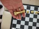 御圣国际象棋折叠磁性迷你大号国际象棋套装初学入门学生儿童节礼物 (大号)磁性国际象棋+配双后 实拍图