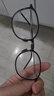 依视路（ESSILOR） 钻晶系列高清耐磨防蓝光近视超薄镜片专业配度数眼镜架男女镜框 钛+金属-全框-4021BK-黑色 镜框+依视路A4防蓝光1.60现片 实拍图