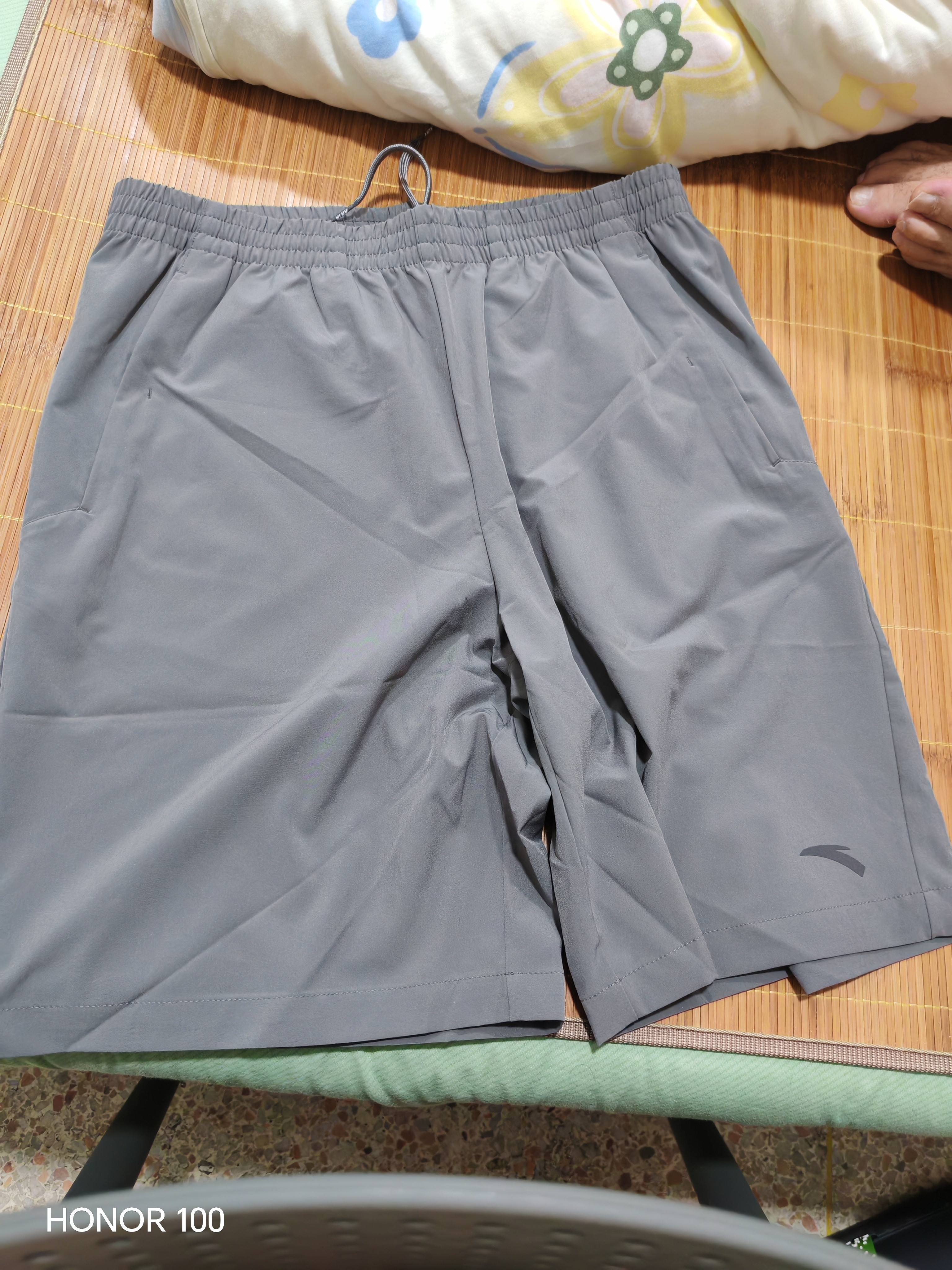 安踏速干运动短裤男夏季吸湿透气健身训练跑步户外休闲梭织五分裤 实拍图