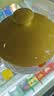 onlycook双耳陶瓷碗 带盖蒸蛋碗炖盅 儿童辅食燕窝蒸盅煲汤小汤盅 黄色 实拍图