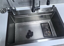 四季沐歌厨房水槽大单槽L8系列加厚304不锈钢纳米抗菌网篮集渣洗菜盆75 实拍图