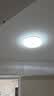 LED吸顶灯卧室灯客厅灯简约现代大气圆形北欧餐厅阳台过道灯具 黑谍影圆形 30cm-24w白光 实拍图