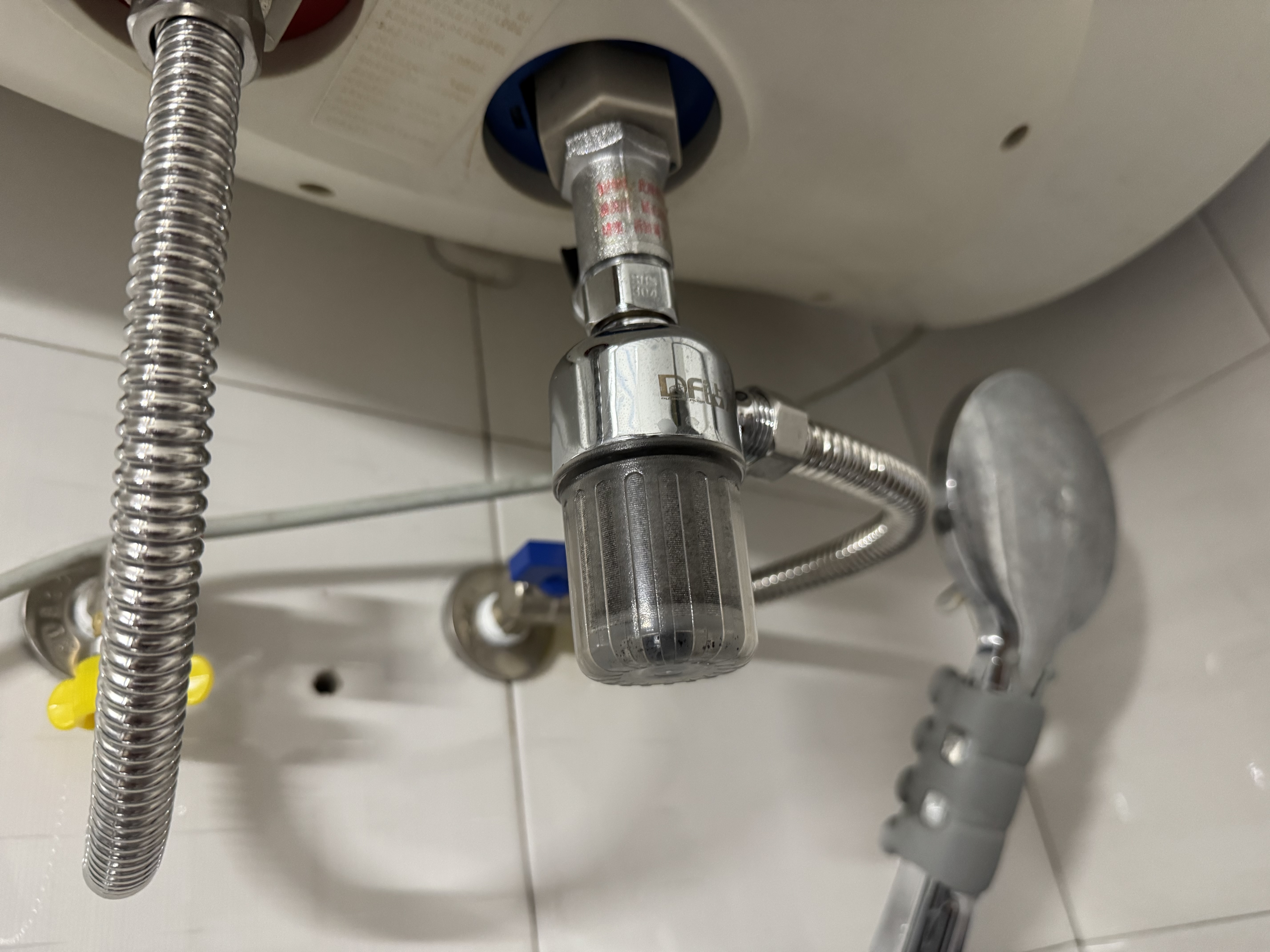 钻芯热水器前置过滤器家用马桶阻垢器洗衣机免换不锈钢滤芯自来水花洒厨下净水器 实拍图