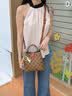 纪诗哲轻奢包包女包2026年新款单肩包女士斜挎水桶包生日礼物送女友老婆 棕色｜配灵动狐狸挂饰｜品牌礼盒装 女生包包洋气小众时尚百搭高级感实用情人节纪念日礼物 实拍图