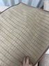 李记花果山沙发垫夏季凉垫麻将凉席沙发坐垫麻将块凉席竹席防滑垫贵妃可定制 窄边碳化色【双牛筋+防滑底】 50cm*150cm 实拍图