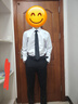 罗蒙西服套装男士商务修身西装男职业正装小西服新郎伴郎结婚礼服外套 黑色双扣【西服+西裤+衬衫】 L /170【100-115斤】+7件礼品 实拍图