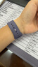 Apple/苹果 Watch S11 智能手表GPS款46毫米银色铝金属表壳雾紫色运动型表带S/M MEVW4CH/B 实拍图
