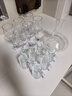 青苹果红酒杯醒酒器套装 350ml高脚杯*6+醒酒器*1 葡萄酒杯饮料杯白酒杯 实拍图