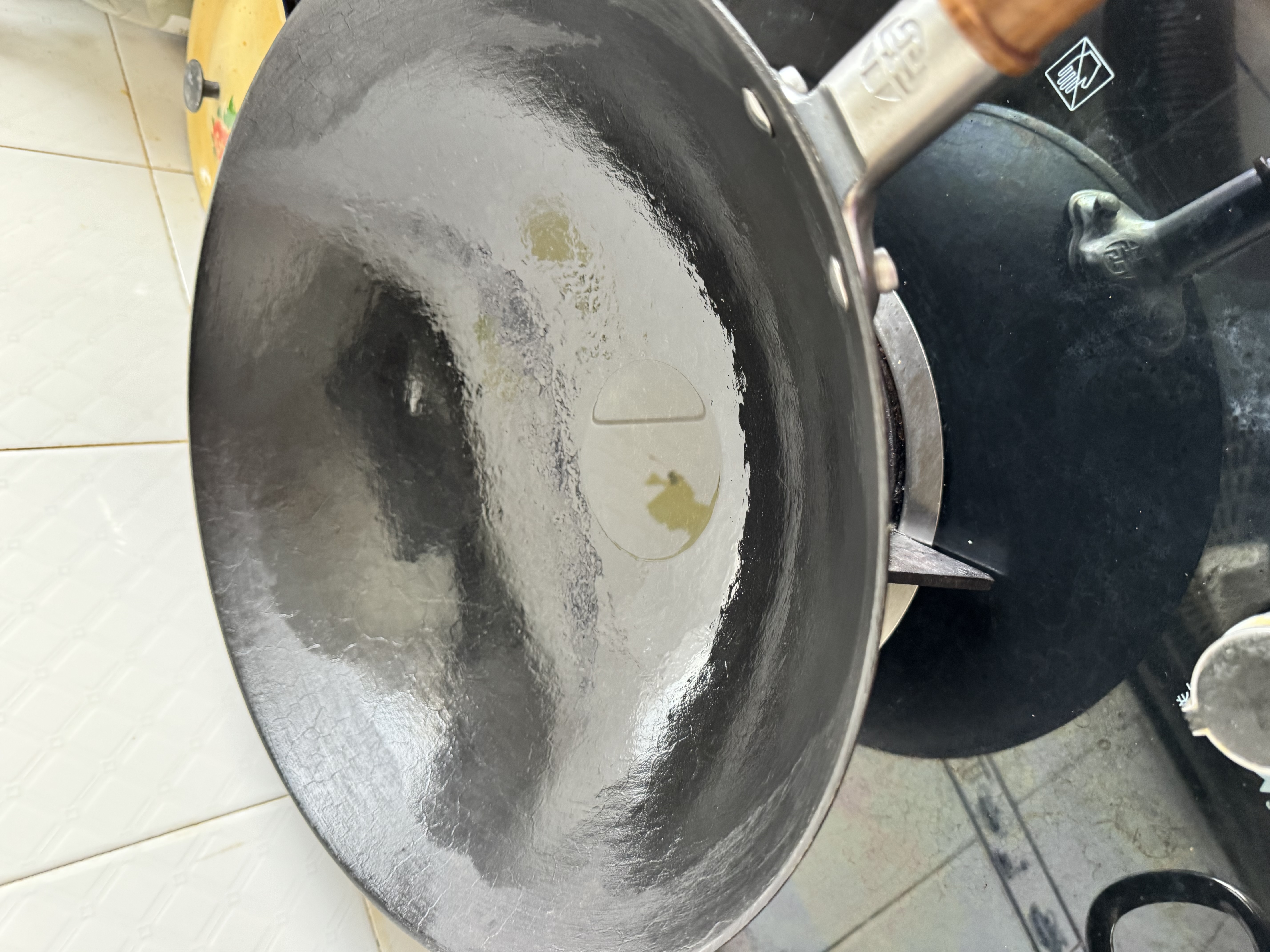 王源吉铸铁锅炒菜锅老式生铁无涂层不粘古法炒锅望江南34cm无耳 实拍图