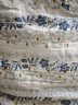 香影波西米亚度假风蓝色碎花衬衫女夏2026新款含亚麻圆领上衣小衫 航线蓝 衬衫 S 155/80A/85-95斤 实拍图
