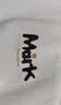 马克华菲（MARK FAIRWHALE）短袖男士夏季潮牌休闲短袖T恤男宽松重磅220g纯棉男装 白色 XL 实拍图
