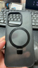 挚卫士【磁吸支架二合一】适用苹果14pro手机壳 iPhone14pro保护套 Magsafe磁吸超薄防摔亲肤磨砂 石墨黑 实拍图