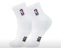 NBA袜子男士跑步运动袜吸汗无骨棉袜夏季抗菌防臭消臭中筒篮球袜3双 实拍图