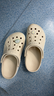 卡骆驰（CROCS）贝雅卡骆班洞洞鞋轻便耐磨一脚蹬休闲鞋女鞋时尚沙滩鞋|205089 冬日白/彩色-1LI(含智必星) 37 /38(230mm) 实拍图