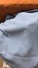 尚都比拉拼接短袖雪纺衫女显瘦遮肚子上衣夏季女装薄款休闲T恤 浅蓝色 L 实拍图