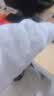 罗蒙（ROMON）纯色商务职业正装男士白衬衫工装外套长袖衬衣男CS108白色4XL 实拍图