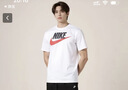 耐克(NIKE)男短袖T恤 纯棉 运动休闲 舒适百搭 AR5005-100 白色XL 实拍图