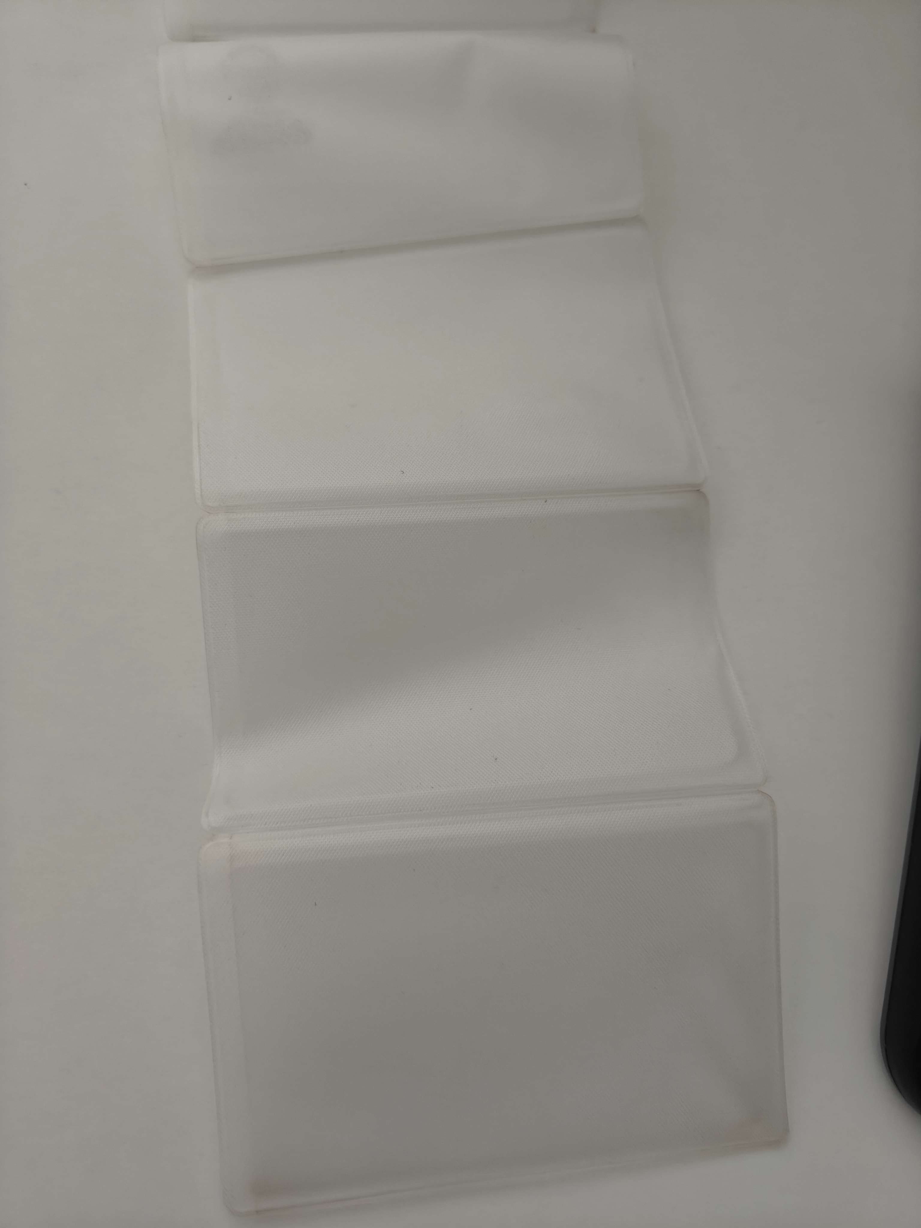 旅行透明防磁磨砂消磁银行卡卡套身份公交保护套会员卡防窥卡证件 5个装【身份证保护套】 实拍图