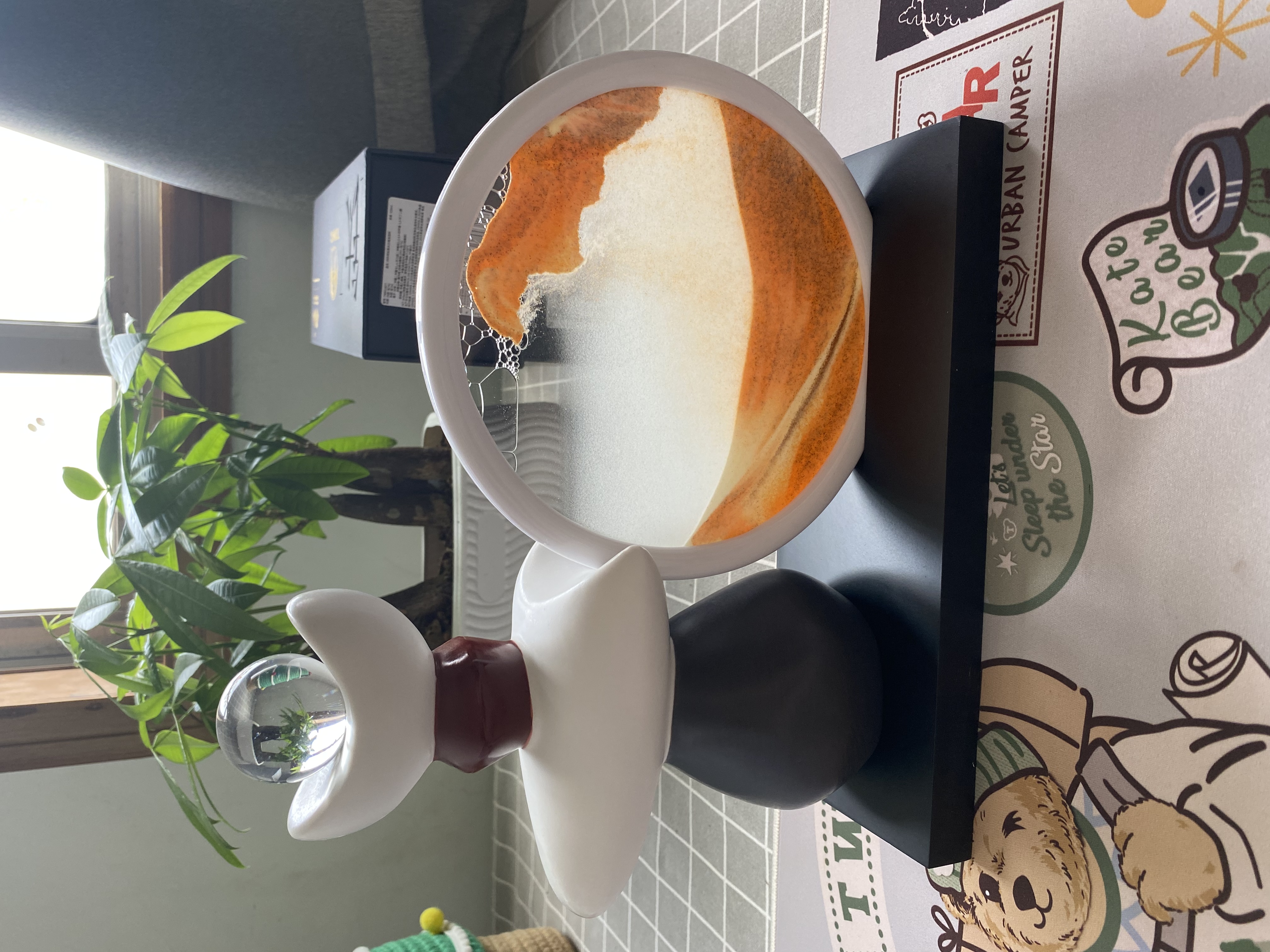 简艺饰家流沙画电视柜装饰品客厅高端摆件酒柜轻奢高档家居办公室乔迁摆件 实拍图