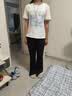 浪莎微喇防晒裤女夏季2026新款高腰显瘦喇叭裤子垂感冰丝防蚊阔腿裤 实拍图
