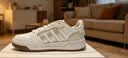 adidas ENTRAP美式校园风运动少年感复古篮球风板鞋男女阿迪达斯 白色/浅蓝/灰色   44 实拍图