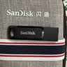 闪迪（SanDisk）1TB Type-C USB3.2 手机U盘DDC3黑色 读速高达400MB/s 自动备份 手机电脑两用 双接口大容量优盘 实拍图