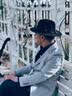 Mr DUCK澳洲90支100%羊毛礼帽男高端上海滩大檐毡帽秋冬保暖复古绅士帽子 大帽檐7cm皇家黑（100%超细羊毛）-MW186232 M（适合56-58cm头围）可调节 实拍图