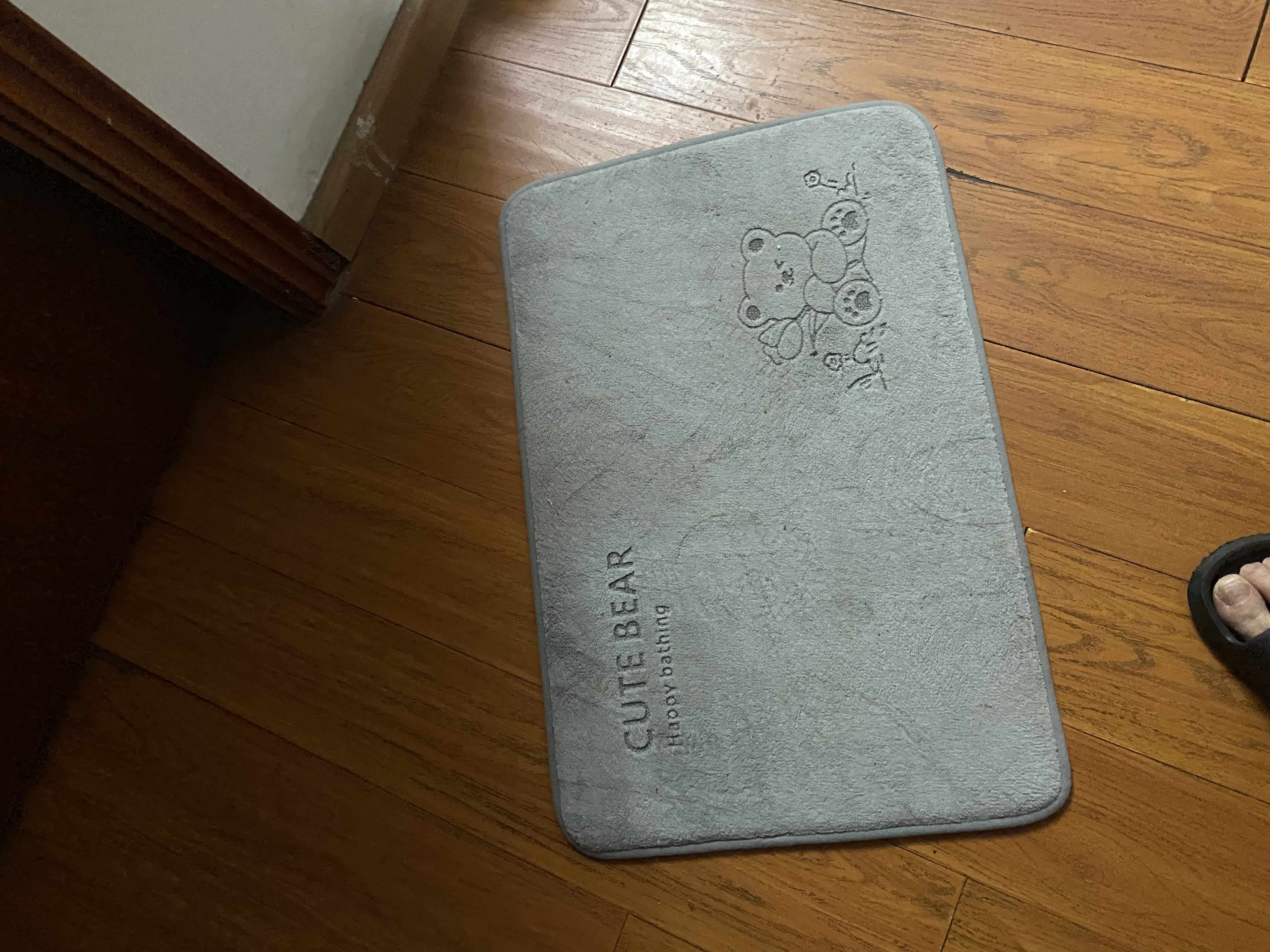 简美家浴室防滑地垫吸水厨房卫生间厕所进门口防滑脚垫家用垫子40*60cm 实拍图