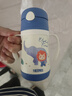 膳魔师（THERMOS）儿童吸管保温杯316L不锈钢把手学生杯幼儿园婴儿水杯TCKC 实拍图