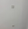 德力西（DELIXI）开关插座面板 86型 CD229  10A一开双控带五孔插座 哑光白大板 实拍图