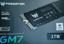 宏碁掠夺者（PREDATOR）2TB SSD固态硬盘 M.2接口(NVMe协议) GM7000系列｜NVMe PCIe 4.0读速7400MB/s  AI电脑存储配件 实拍图