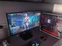 HKC 27英寸2K原生320Hz高刷FastIPS硬件低蓝光HDR400电竞游戏10bit无畏契约旋转升降台式显示器银河V7 实拍图