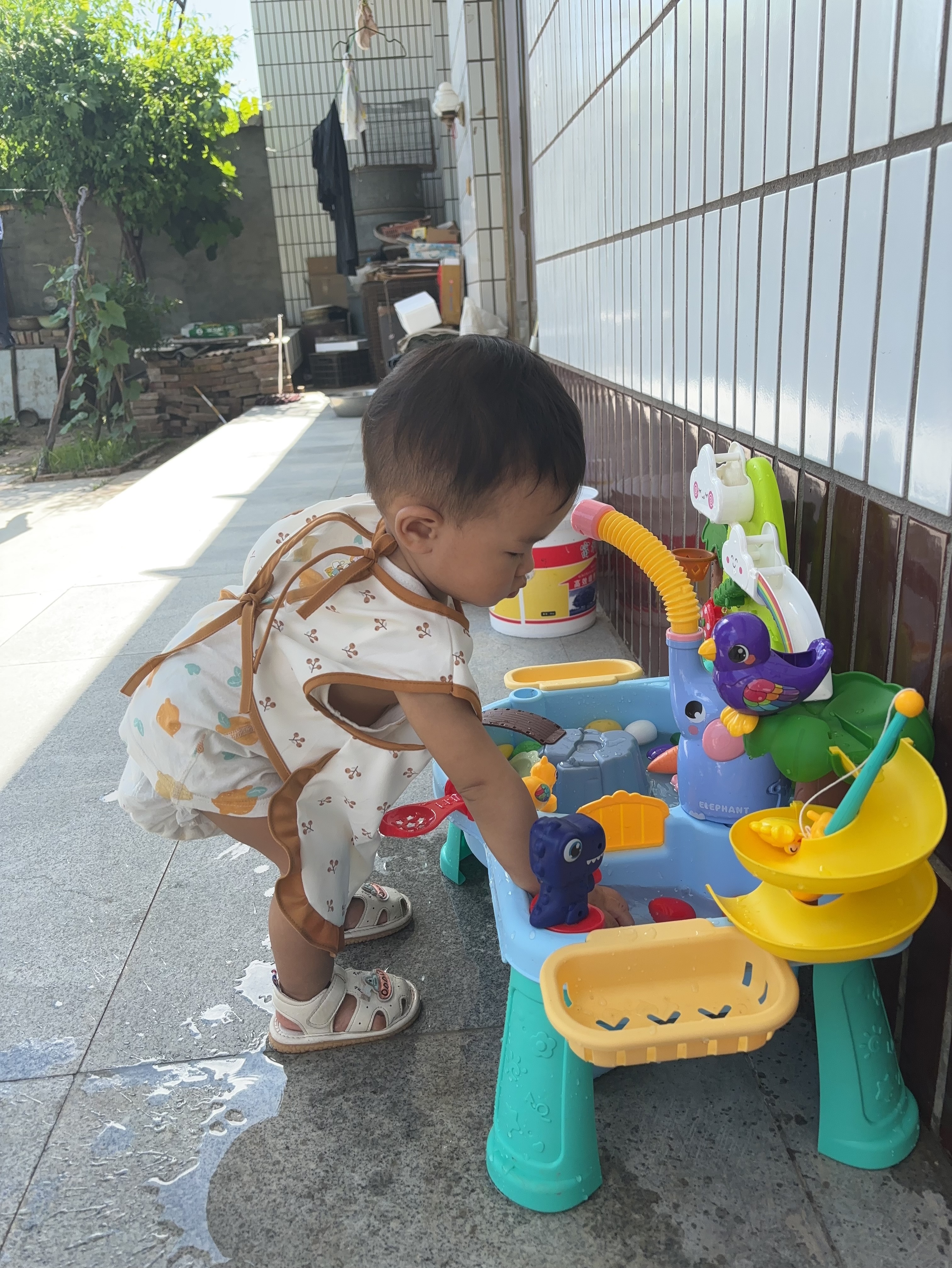 贝瑞加（Babyprints）儿童背心2件装男女宝宝夏季无袖打底衫纯棉坎肩吊带上衣 绿80 实拍图