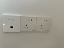 普联（TP-LINK）AX3000M全屋WiFi6套装千兆双频无线AP面板ac+ap套装POE路由器全屋面板 套餐四（5口千兆AC路由器*1+白色面板AP*4） 实拍图