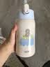 膳魔师（THERMOS）儿童水杯保温保冷杯开学季直饮杯吸管3盖多功能大容量便携TCKA 实拍图