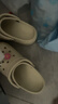 CROCS卡骆驰白鹿同款云朵洞洞鞋时尚百搭户外沙滩鞋|206750 骨白色-2Y2(含智必星) 36 /37(230mm) 实拍图