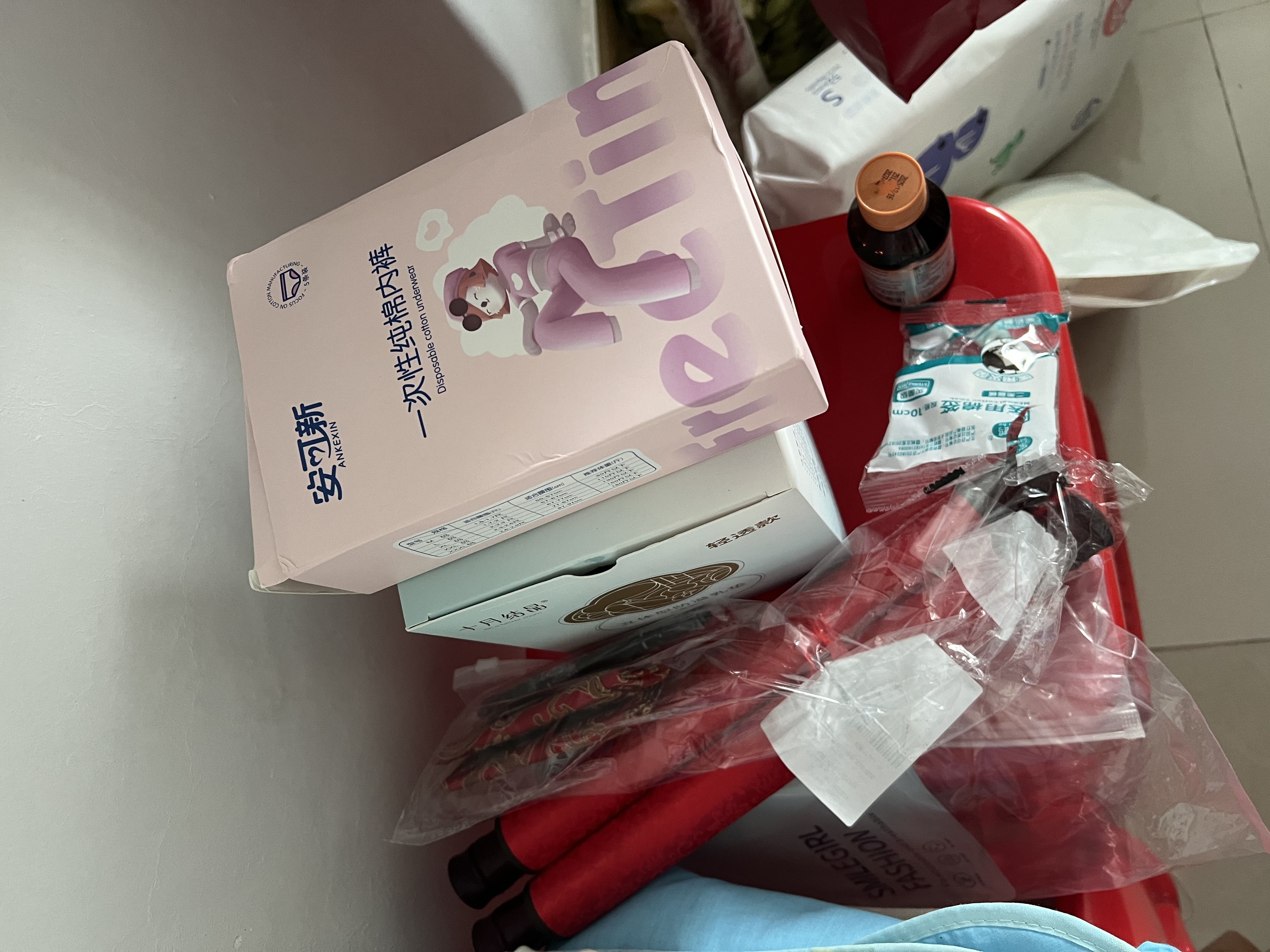 婚恋倾城宝宝满月纪念装饰手脚印泥中国风抓周道具卷轴手足印留念 实拍图
