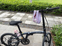 喜德盛折叠自行车W5铝合金车架20英寸6速便携男女式单车 深空灰 实拍图