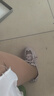 红蜻蜓女鞋夏季网面透气老爹鞋厚底增高休闲鞋女WPB25029 紫色 网纱 36 实拍图
