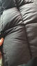 美力城长款羽绒服女装新款90%鹅绒过膝外套连帽户外休闲运动风6051 黑色【版型宽松，建议拍小一码】 S 实拍图
