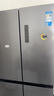 美的（Midea）480升十字门冰箱家用一级能效风冷无霜双变频净味以旧换新BCD-480WSPZM(E)国家补贴 实拍图