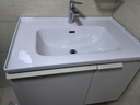 九牧（JOMOO）浴室柜 陶瓷一体盆铝合金洗手盆柜组合大收纳80cm A2750-74AT-1 实拍图